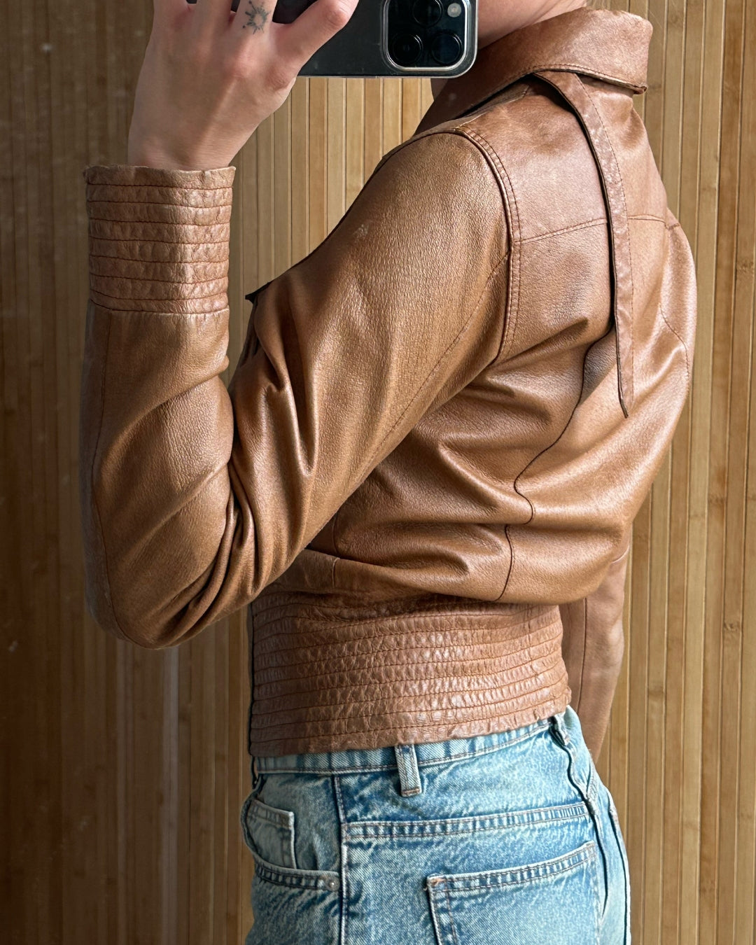 Fitted brown jacket | XS/S