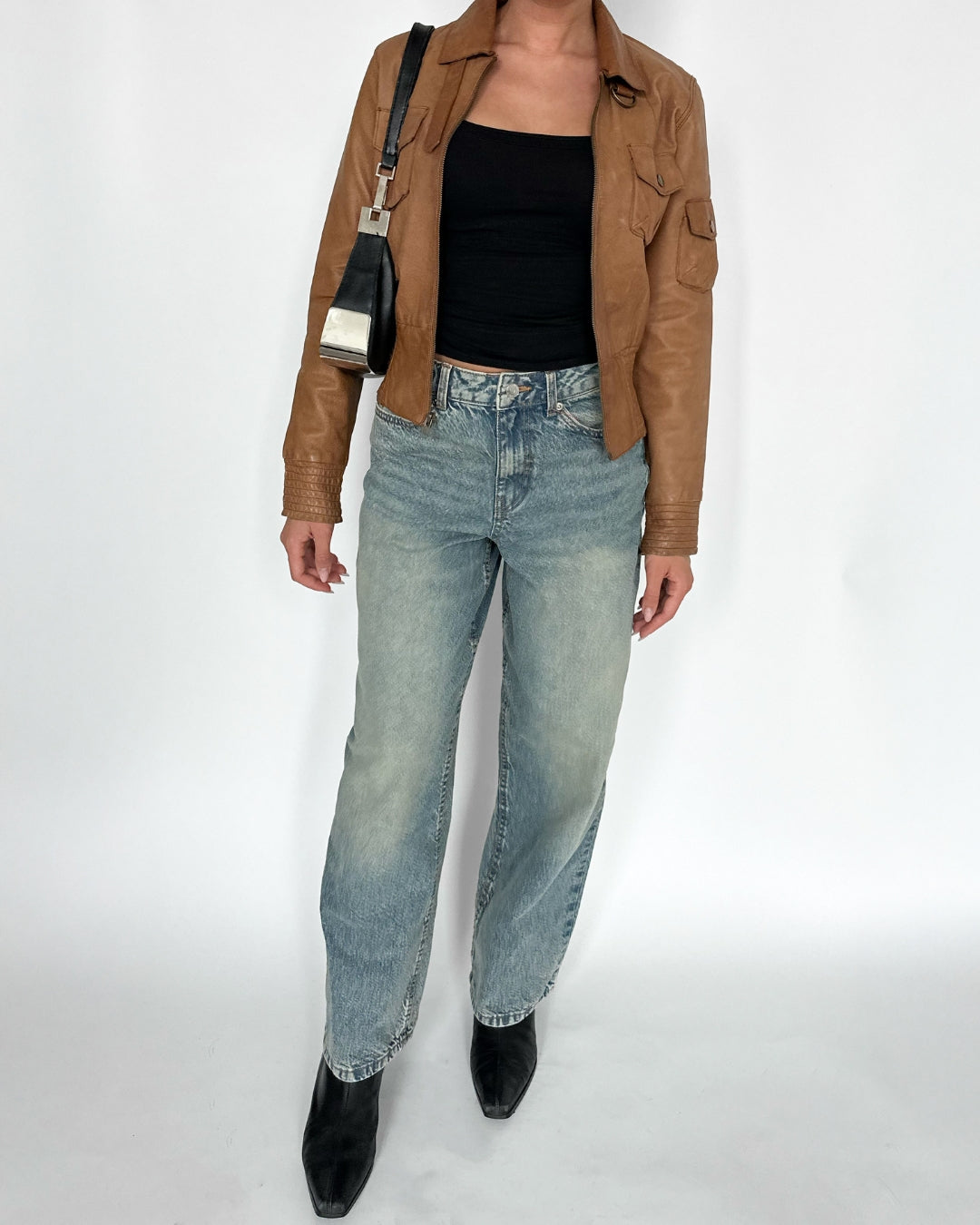 Fitted brown jacket | XS/S