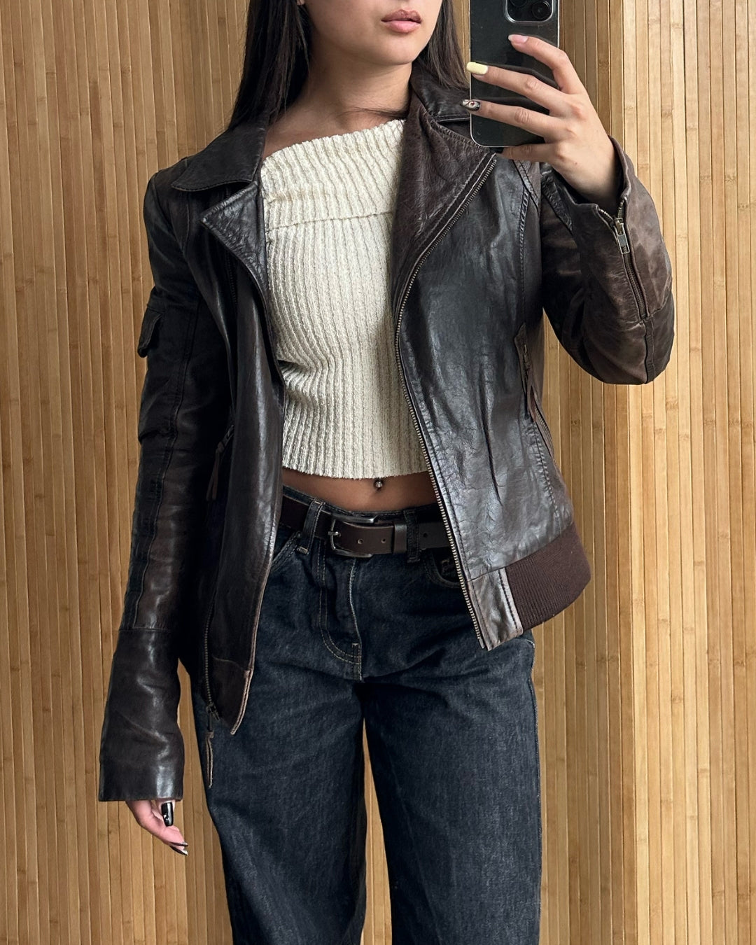 Blazer biker jacket | S