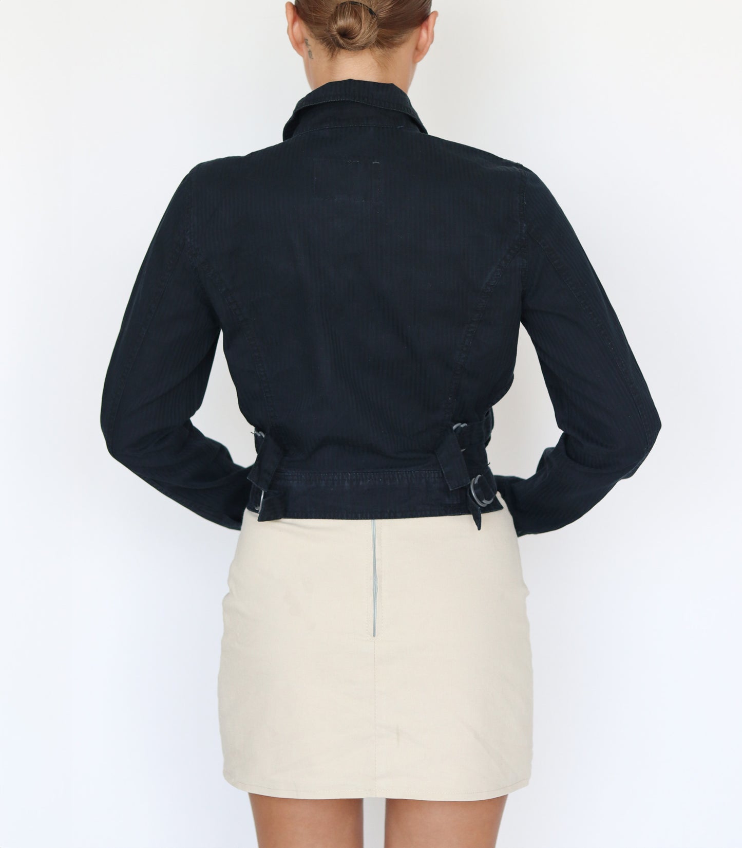 Unique cut out jacket | XS