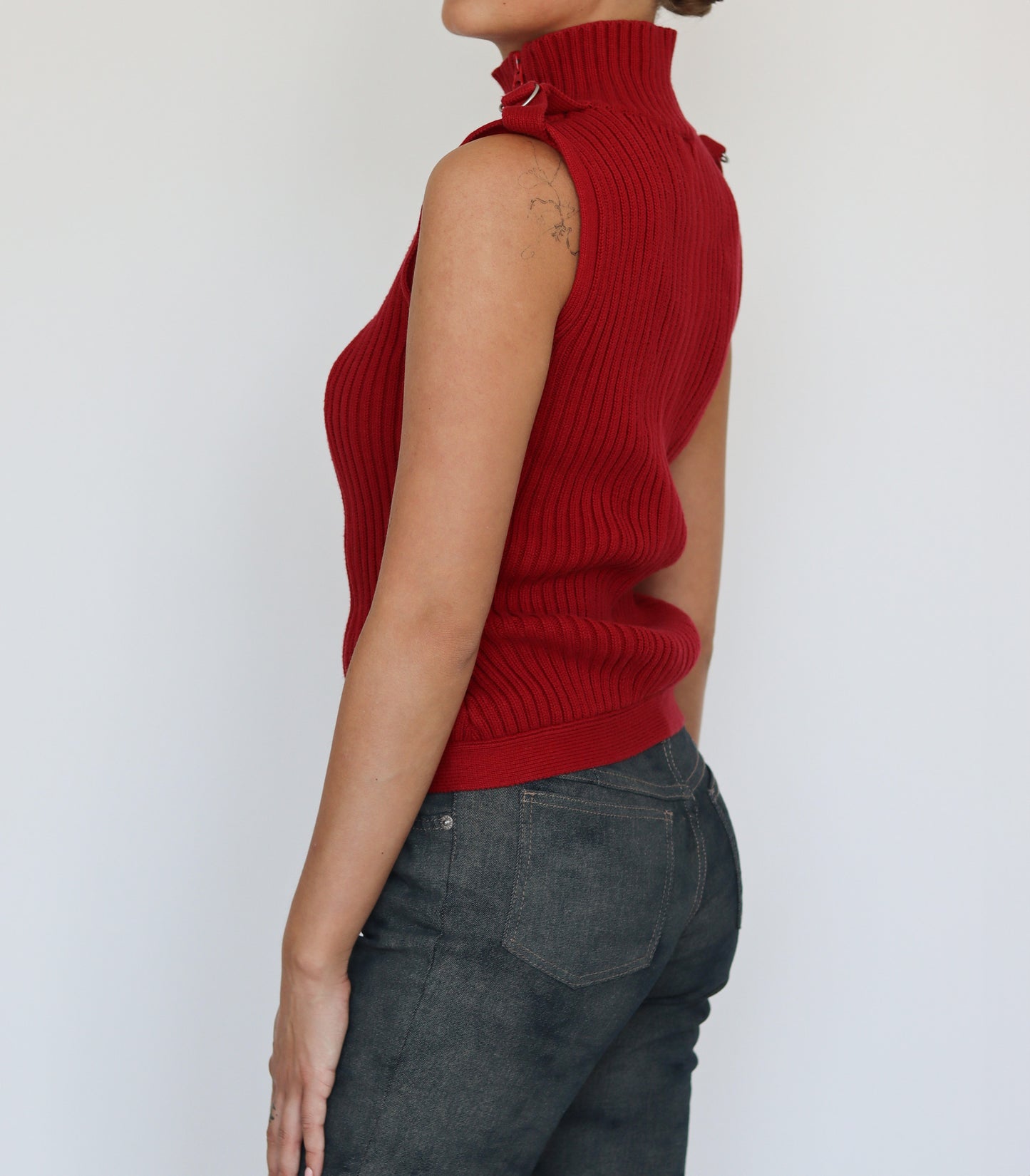 Turtle neck zipper | S