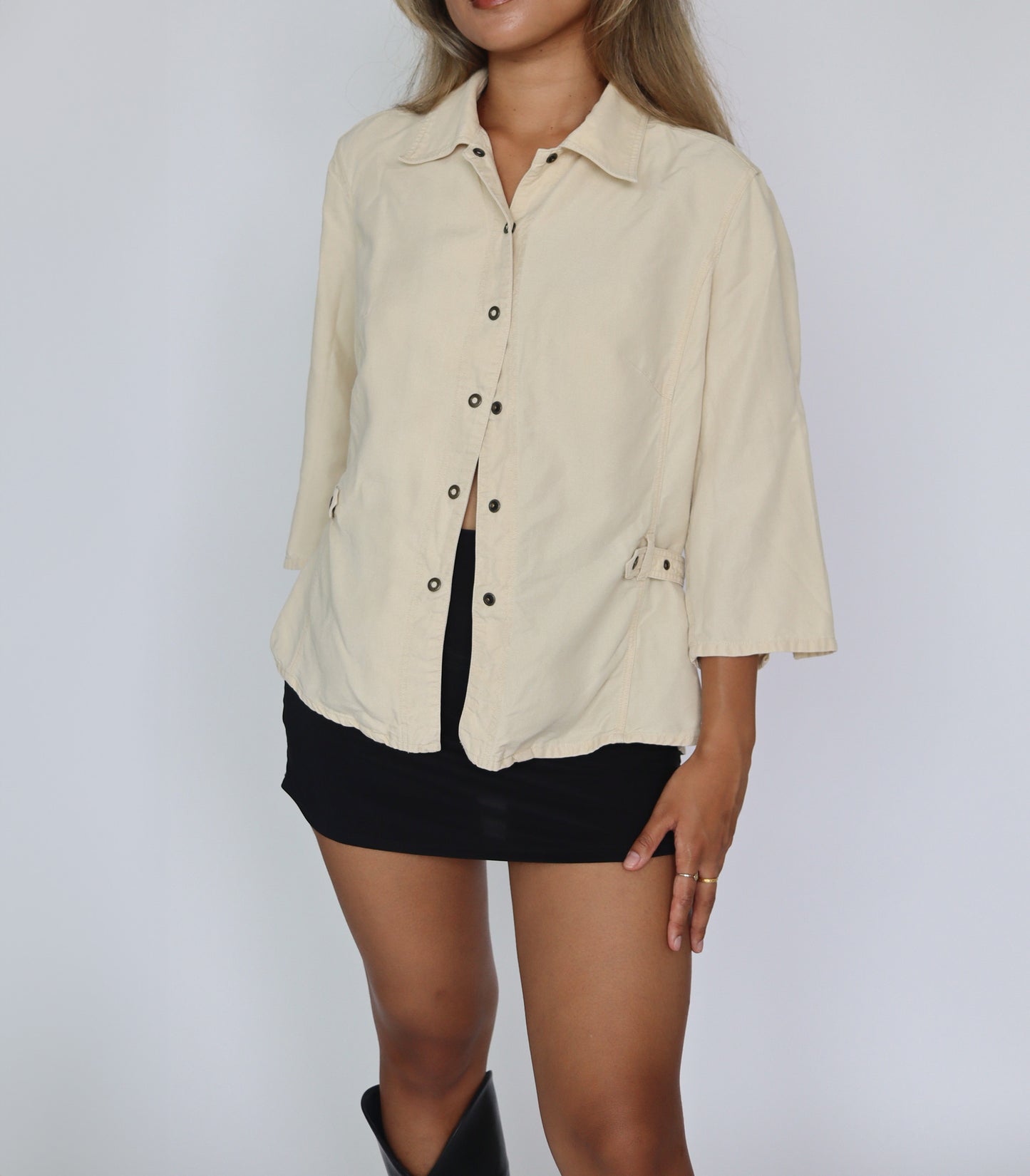 Creme blouse | M