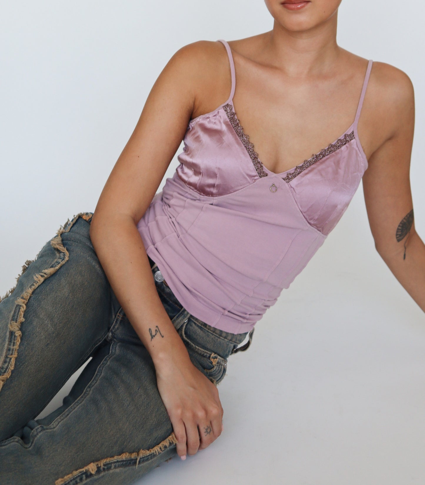 Dusty pink top | S