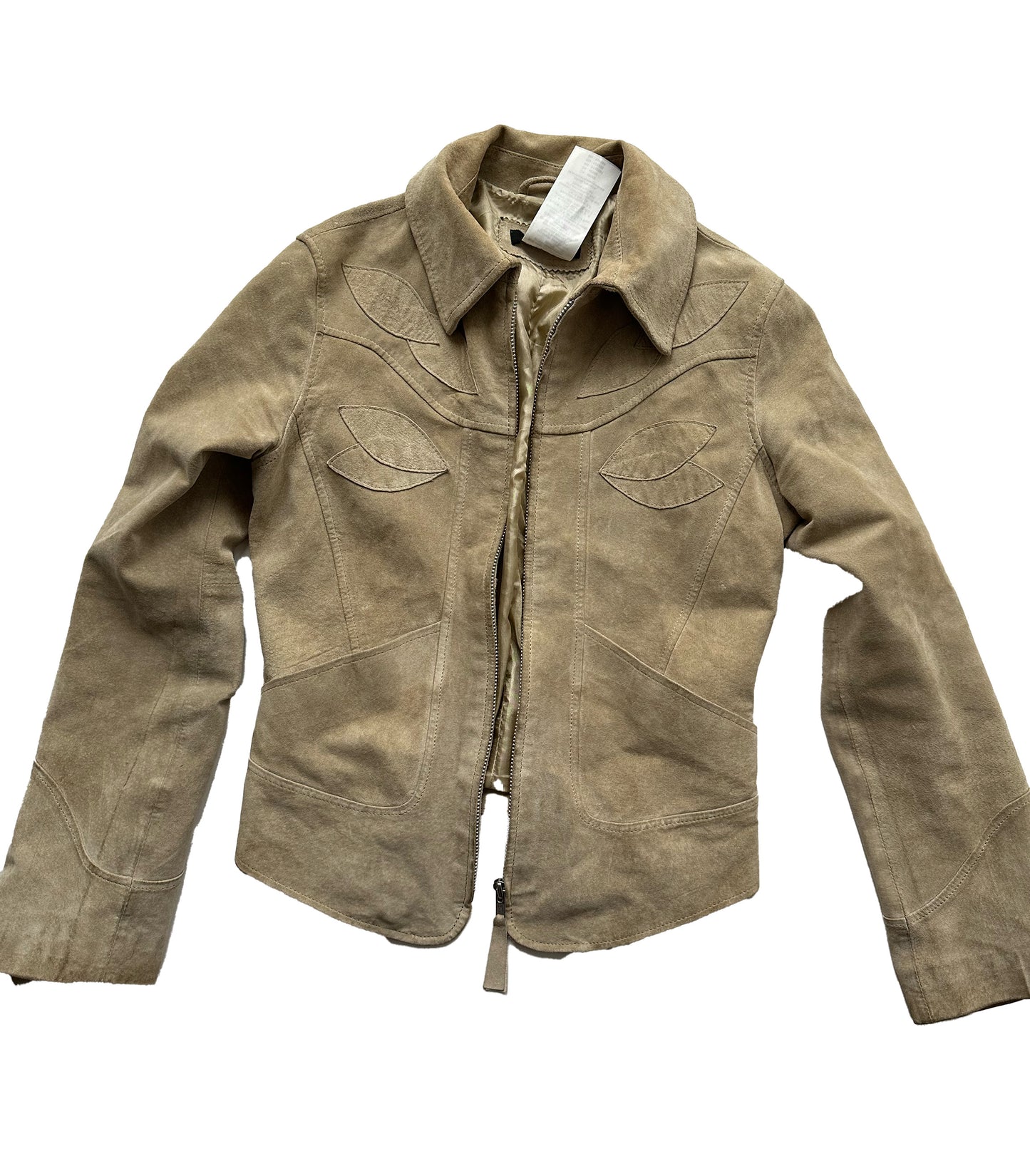 Suede jacket detail | XS