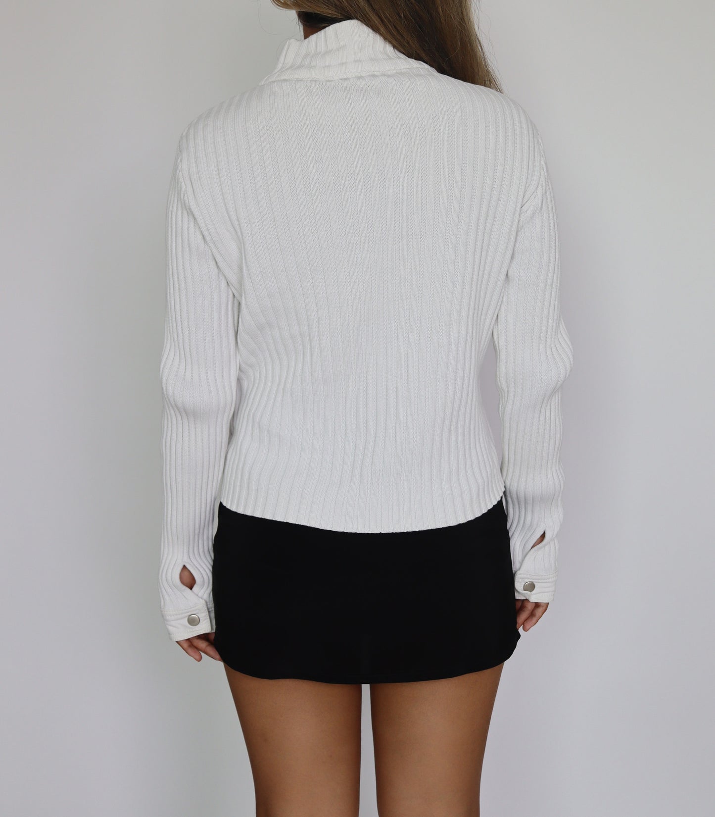 White zipper jacket | M