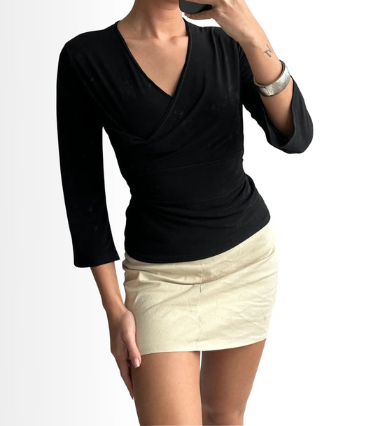 Classy wrap top | XS