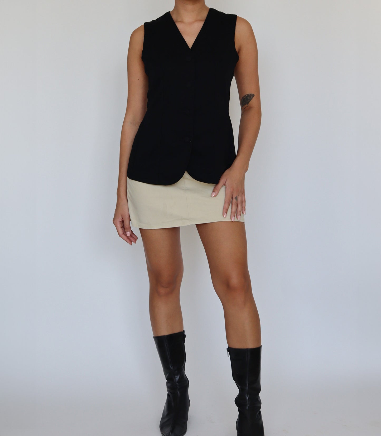Button up gilet | S