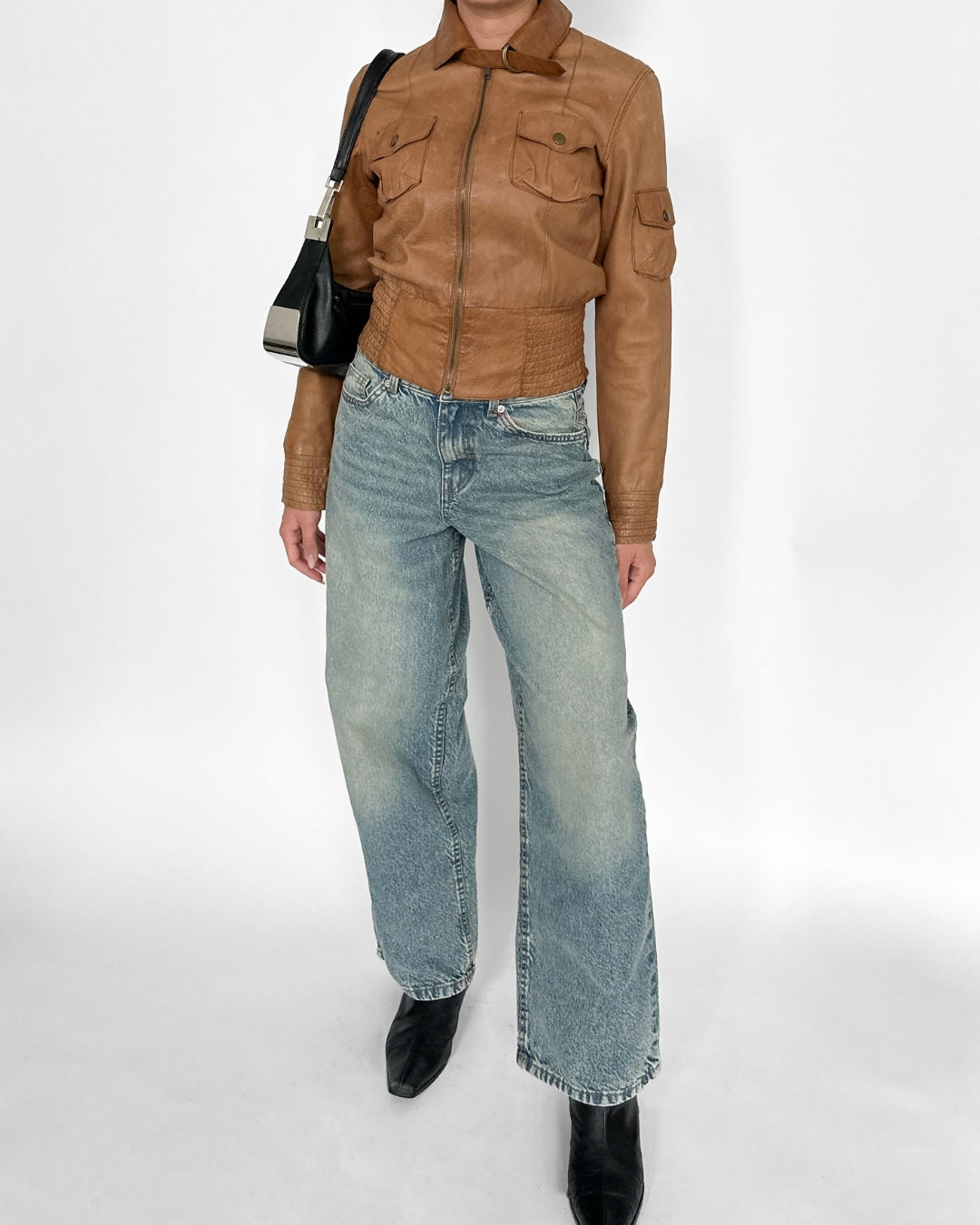 Fitted brown jacket | XS/S