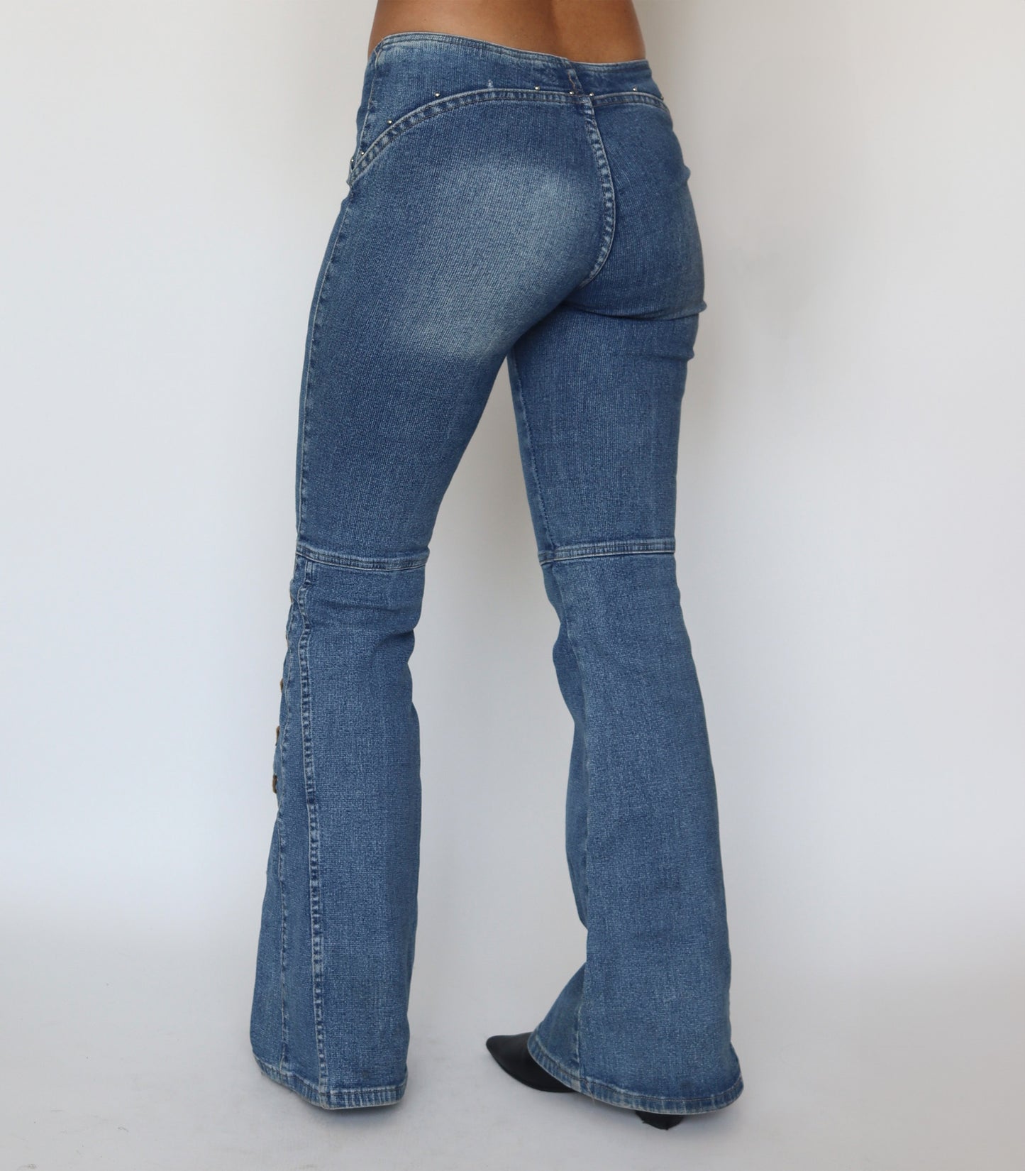 Flared low waist | M
