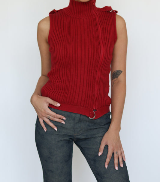 Turtle neck zipper | S