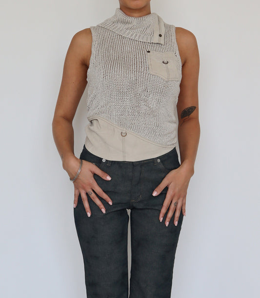 Knit turtle neck | M