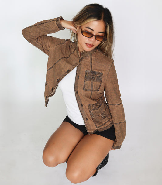 Brown blouse | XS/S