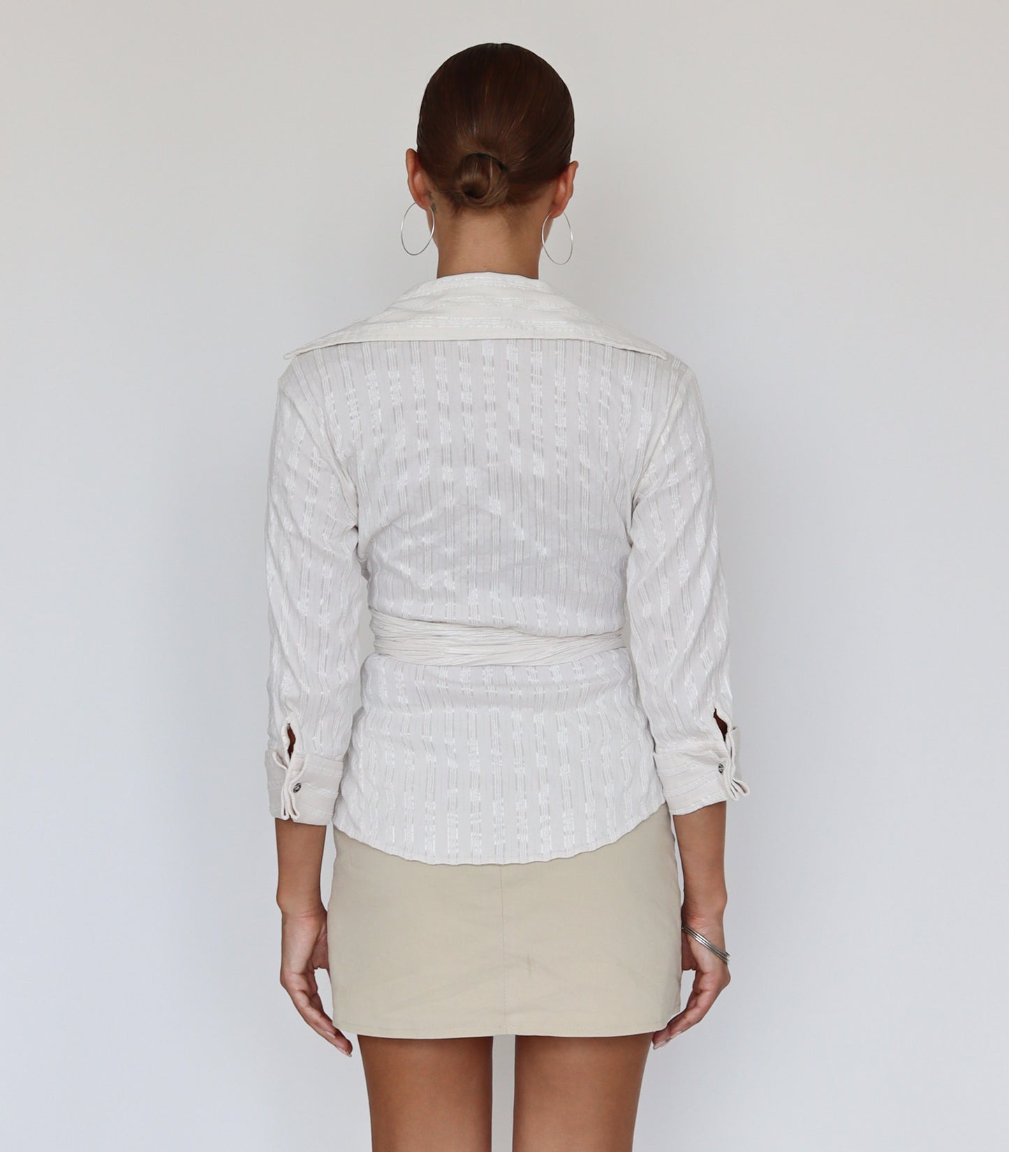 Wrap blouse long sleeve | XS