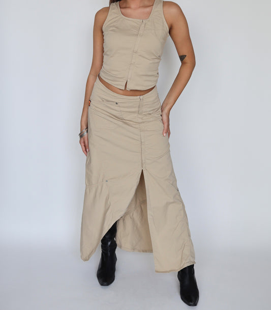 Beige two-piece set | XS