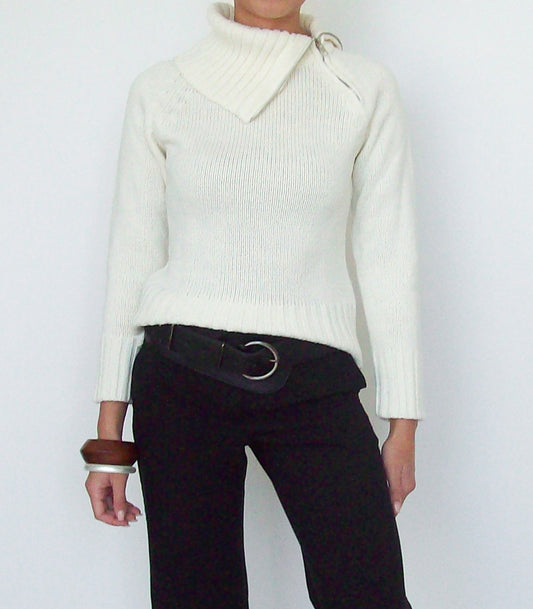 Asymmetric turtleneck | XS