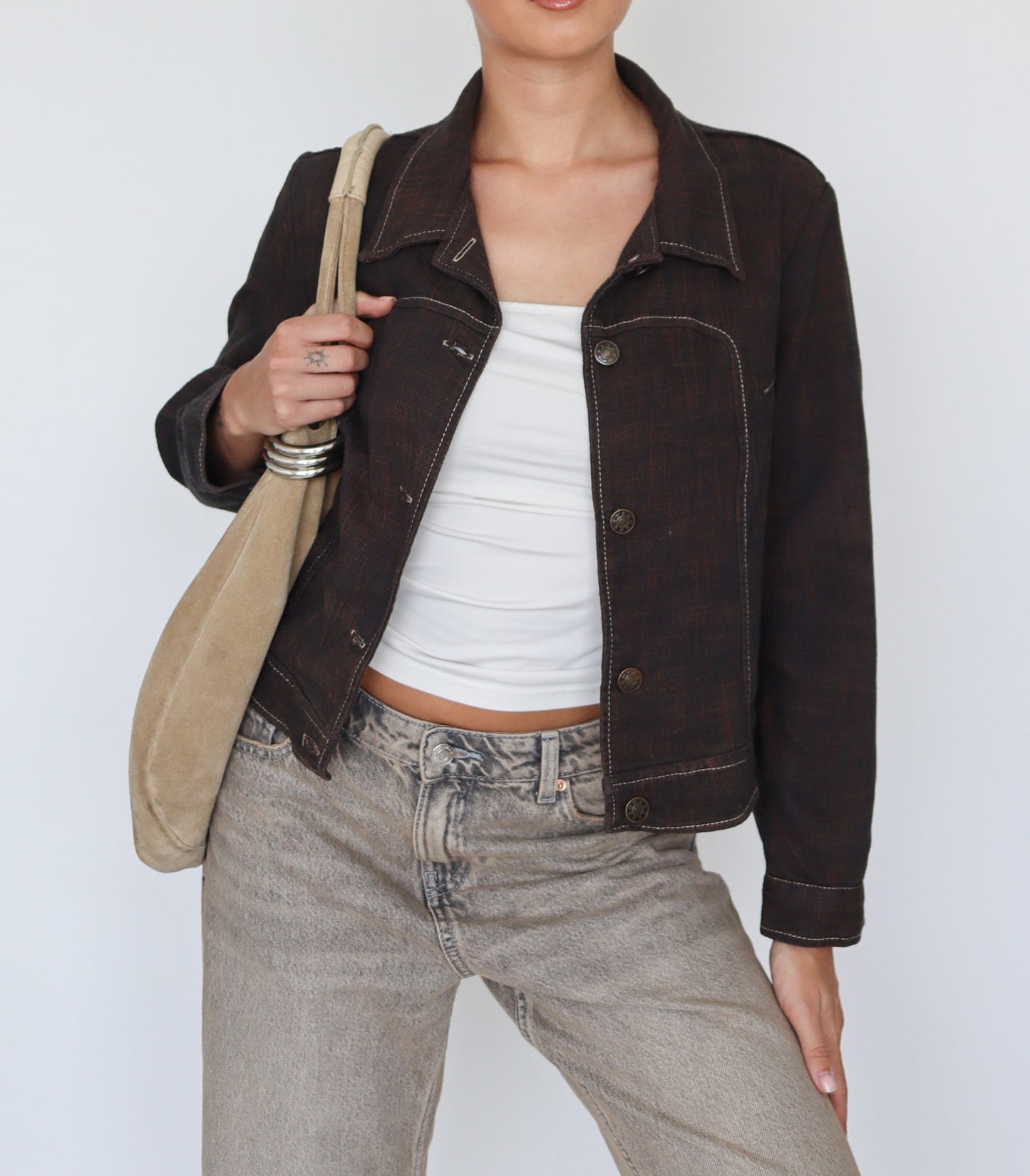Dark brown jacket | XS