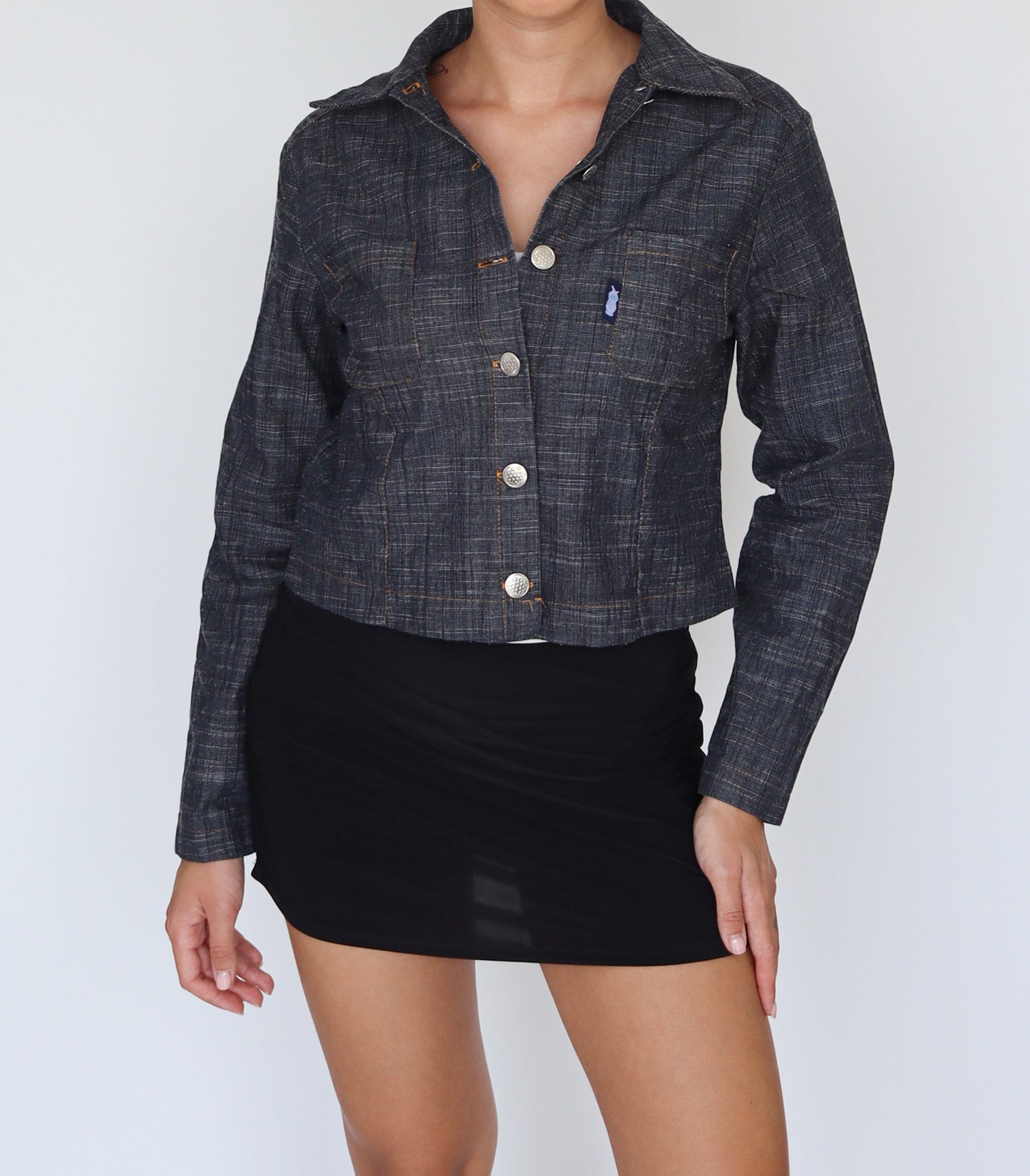 Cropped denim jacket | XS